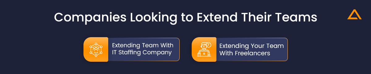 Companies looking to extend their app development teams