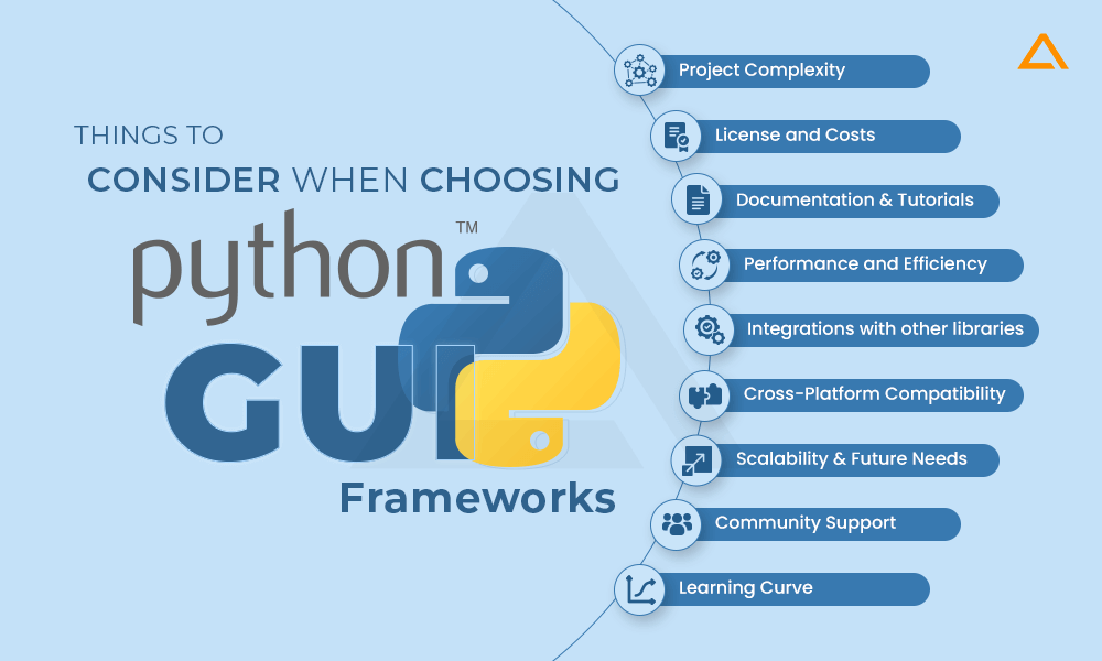 Things to Consider When Choosing Python GUI Frameworks